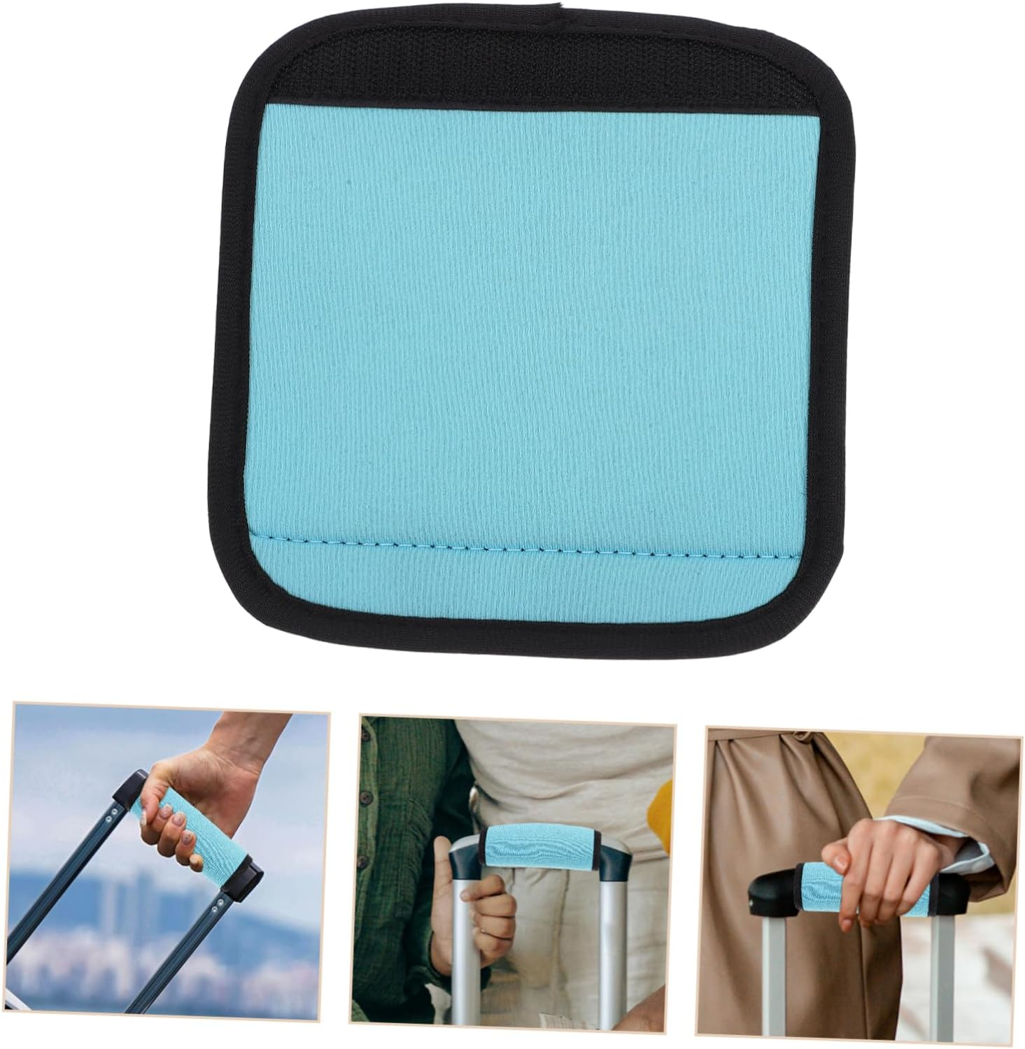 Veemoon Travel Suitcase Handle Cover Neoprene Grip Protector for Luggage Easy Fit Hand-Saving Wrap image number 2