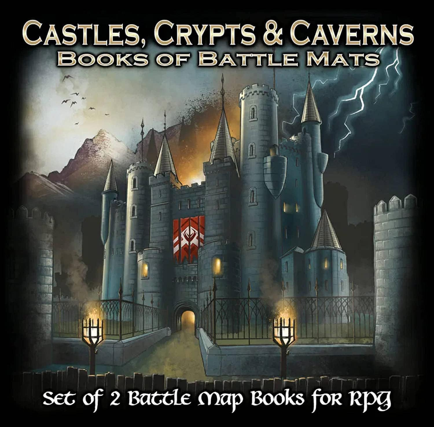 Loke Battlemats Castles, Crypts and Caverns Book image number 6