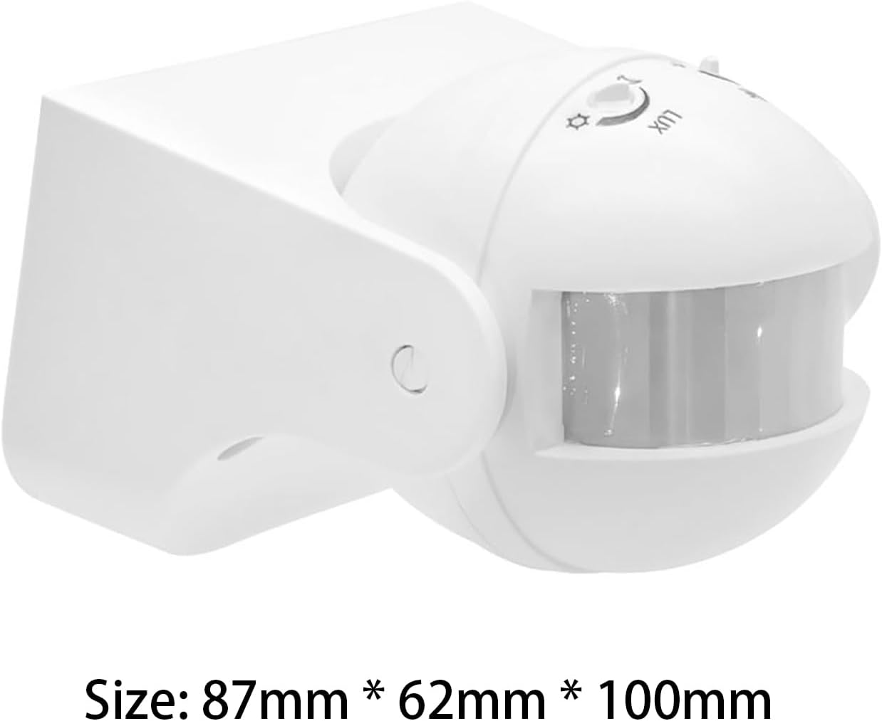 RIZGHWOY PIR Motion Sensor Switch, 180 Degree Outdoor Security, IP44 Rated, 240V AC, LED Compatible, White, 12M Detection Range image number 1