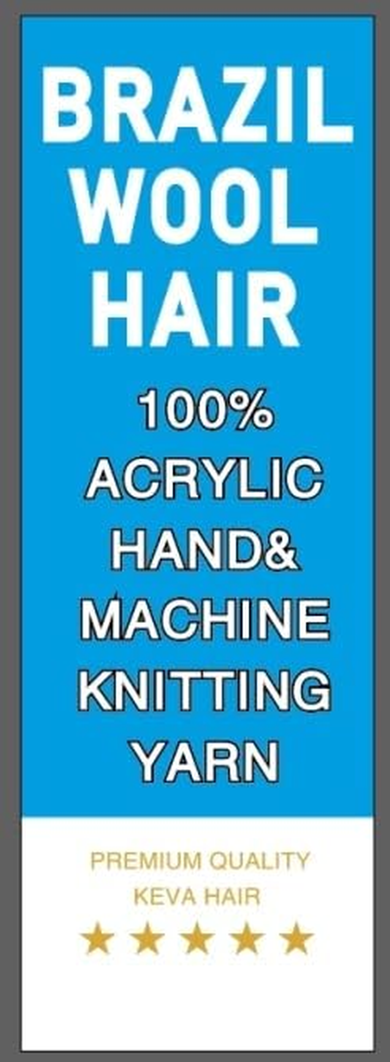 3 X 80 G Brazilian Wool Hair Braids Black - with Extra Gift - All African Braids Styles - Twist Wraps image number 4