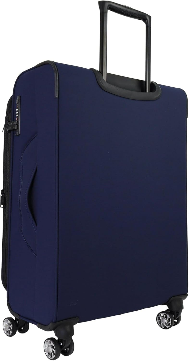 Pierre Cardin 69Cm Soft Water-Repellent Medium Suitcase Spinner in Navy image number 2