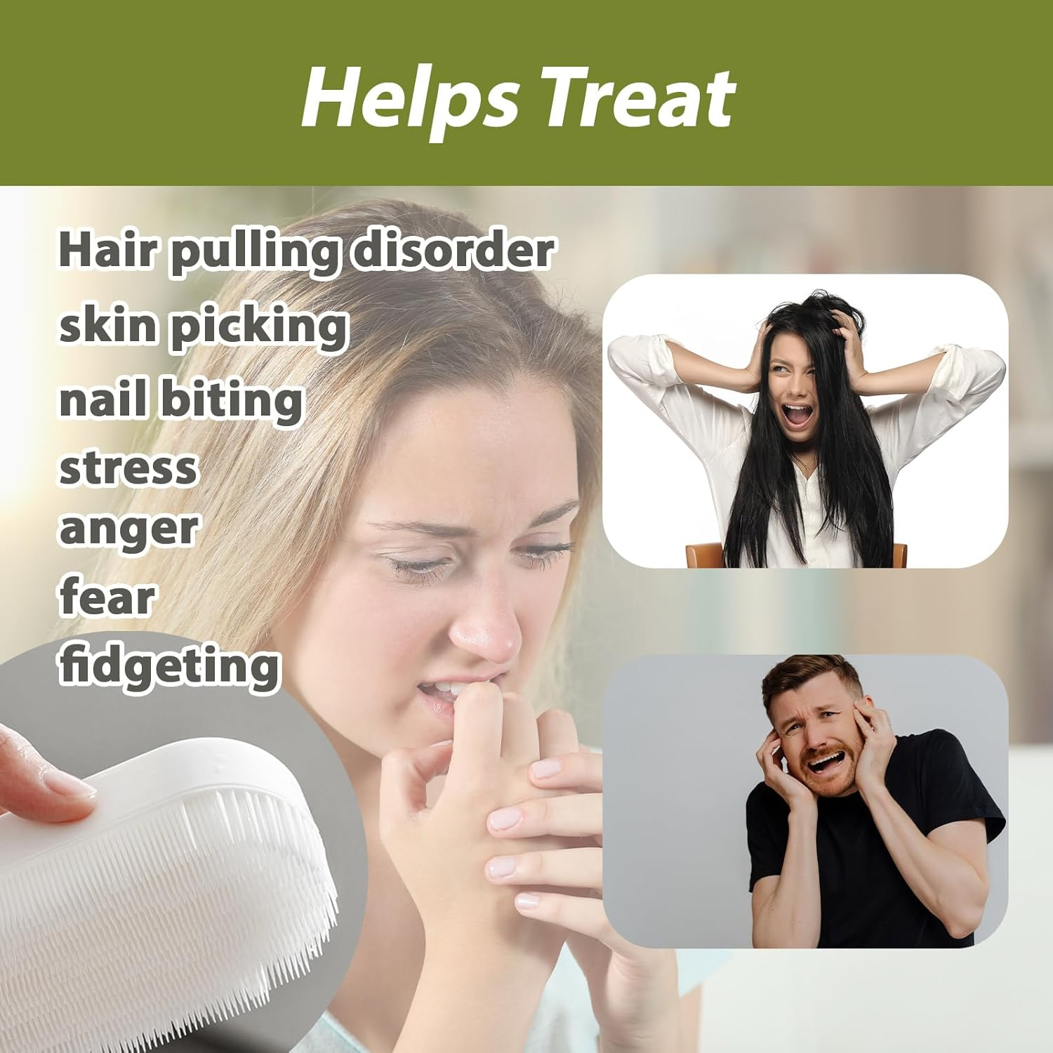 Sensory Brush Therapy Set - Occupational and Sensory Brushing Tools for Calming and Stimulation - Soft Bristles, Latex Free - Ideal for Kids and Adults with Autism or Sensory Needs