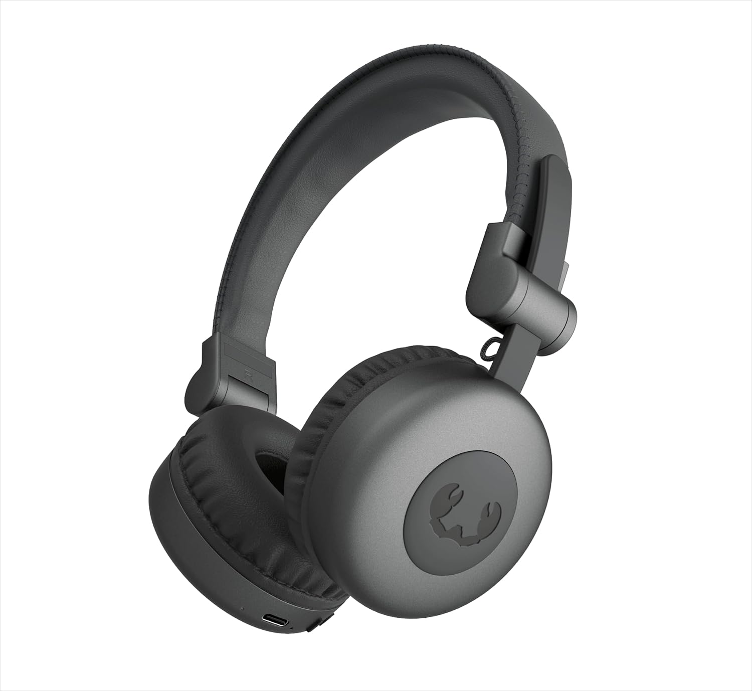 Fresh 'N Rebel Code Core Bluetooth Headphones On-Ear Wireless 30 Hours Playtime with Microphone and Voice Assistant, Volume Control and Play/Pause Buttons, Foldable (Storm Grey) image number 1