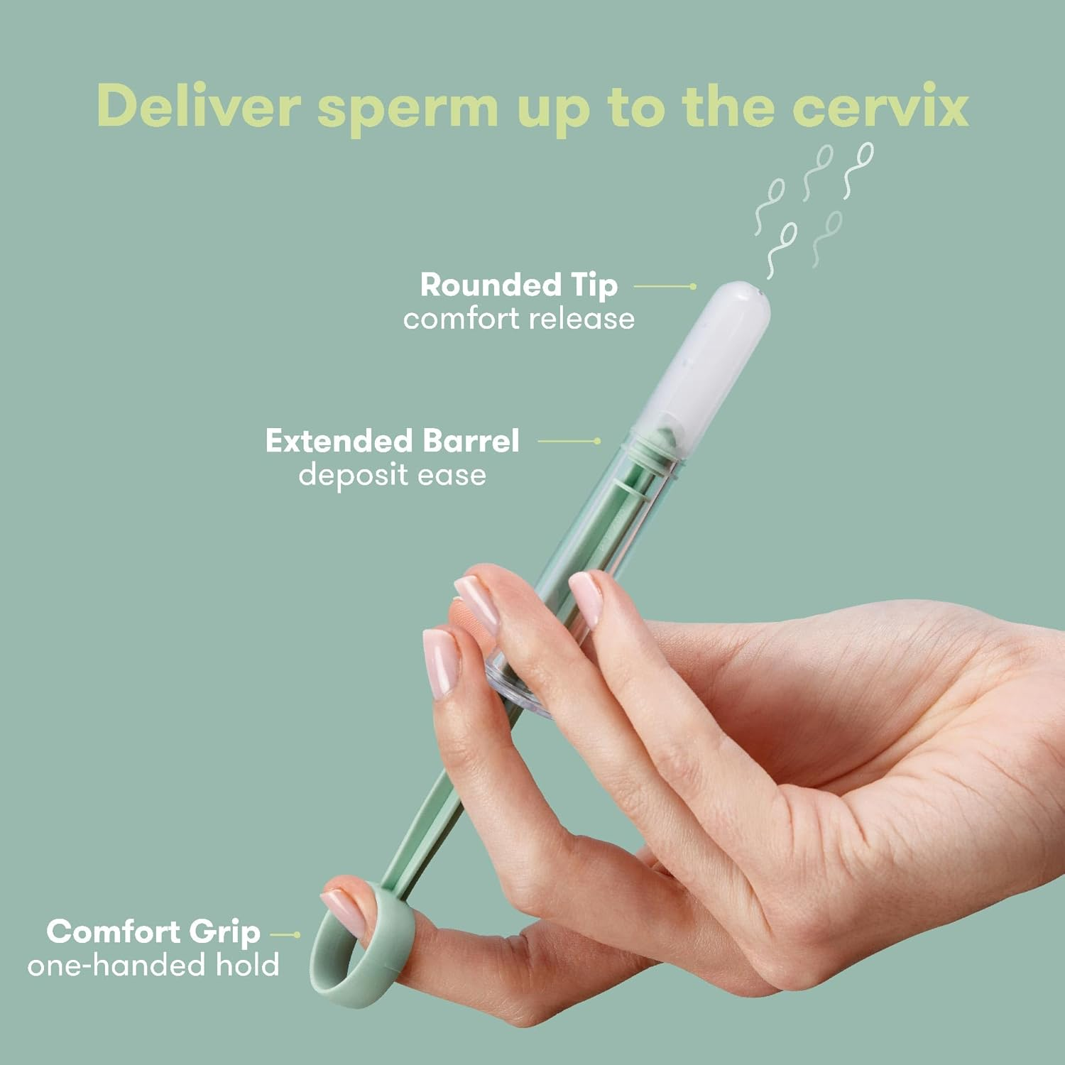 Frida Fertility At-Home Insemination Set - Collection + Insertion System, Developed with Fertility Specialists, Thoughtfully Designed for Comfort + Minimal Waste - 2 Applicators + 1 Collection Cup image number 4