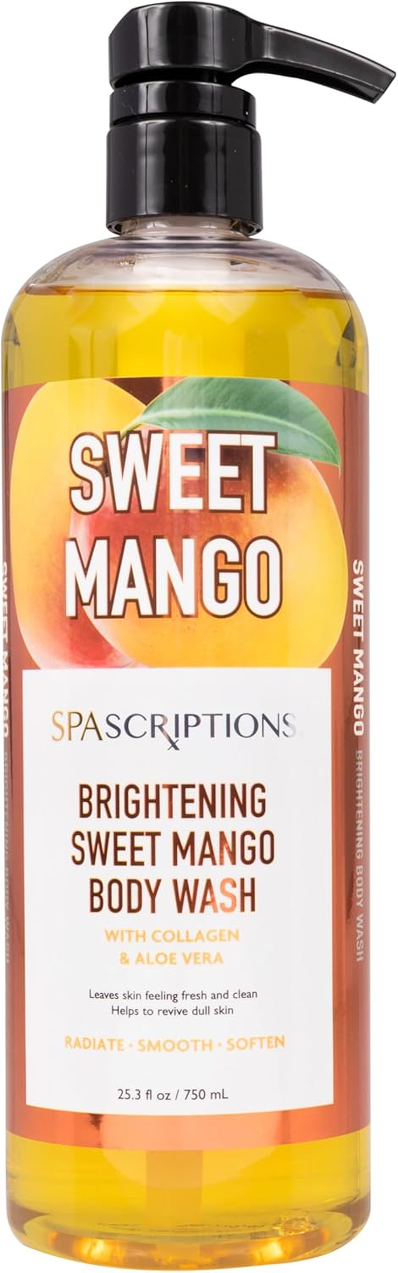 Spascriptions Brightening Sweet Mango Body Wash 750 Ml image number 1