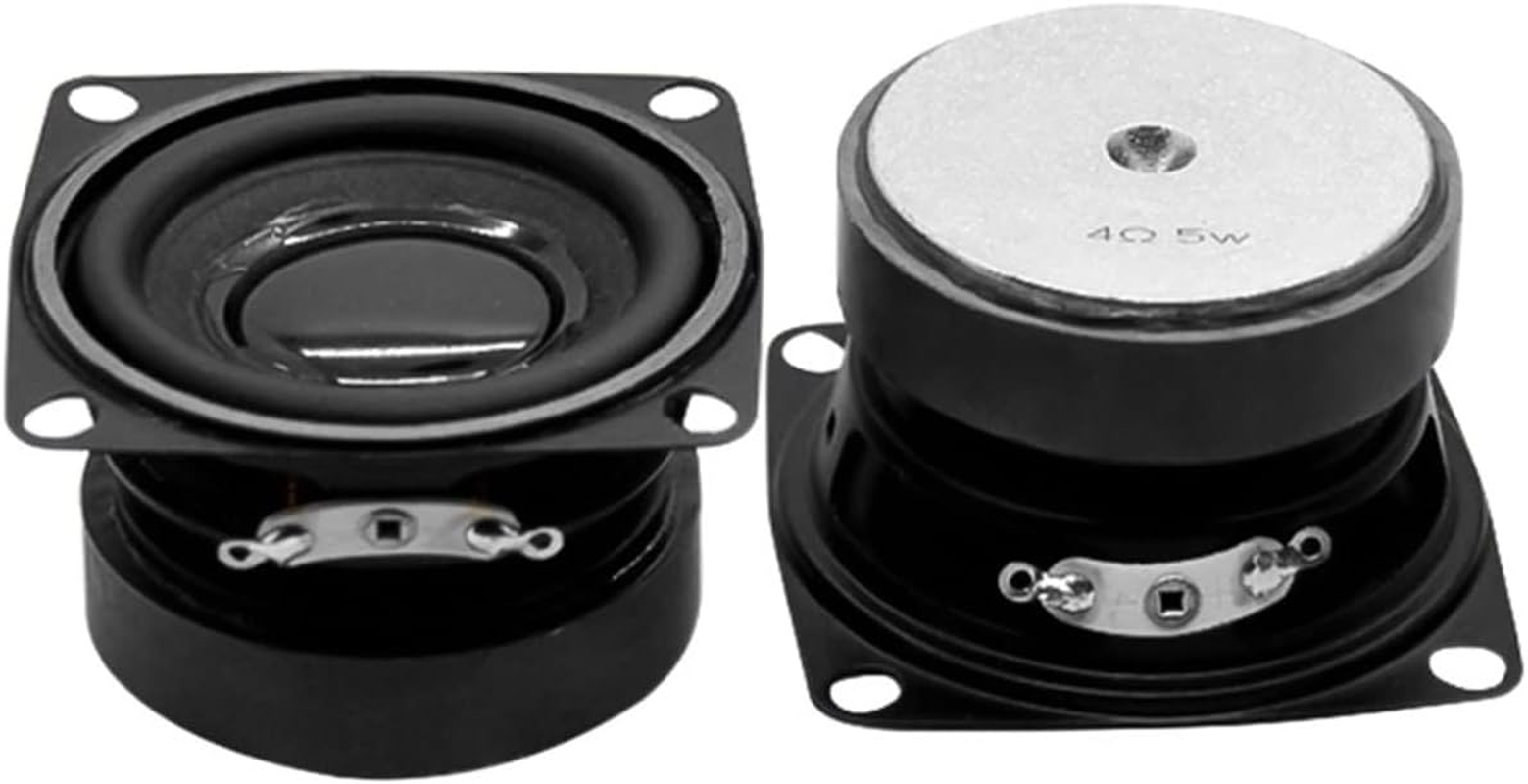 TGMGADANTV 2Pcs 2 Inch Portable Audio Mini Speaker 4 Ohm 5W 53MM Woofer Loudspeaker DIY Sound Speaker Home Theater Bookshelf Speaker image number 1