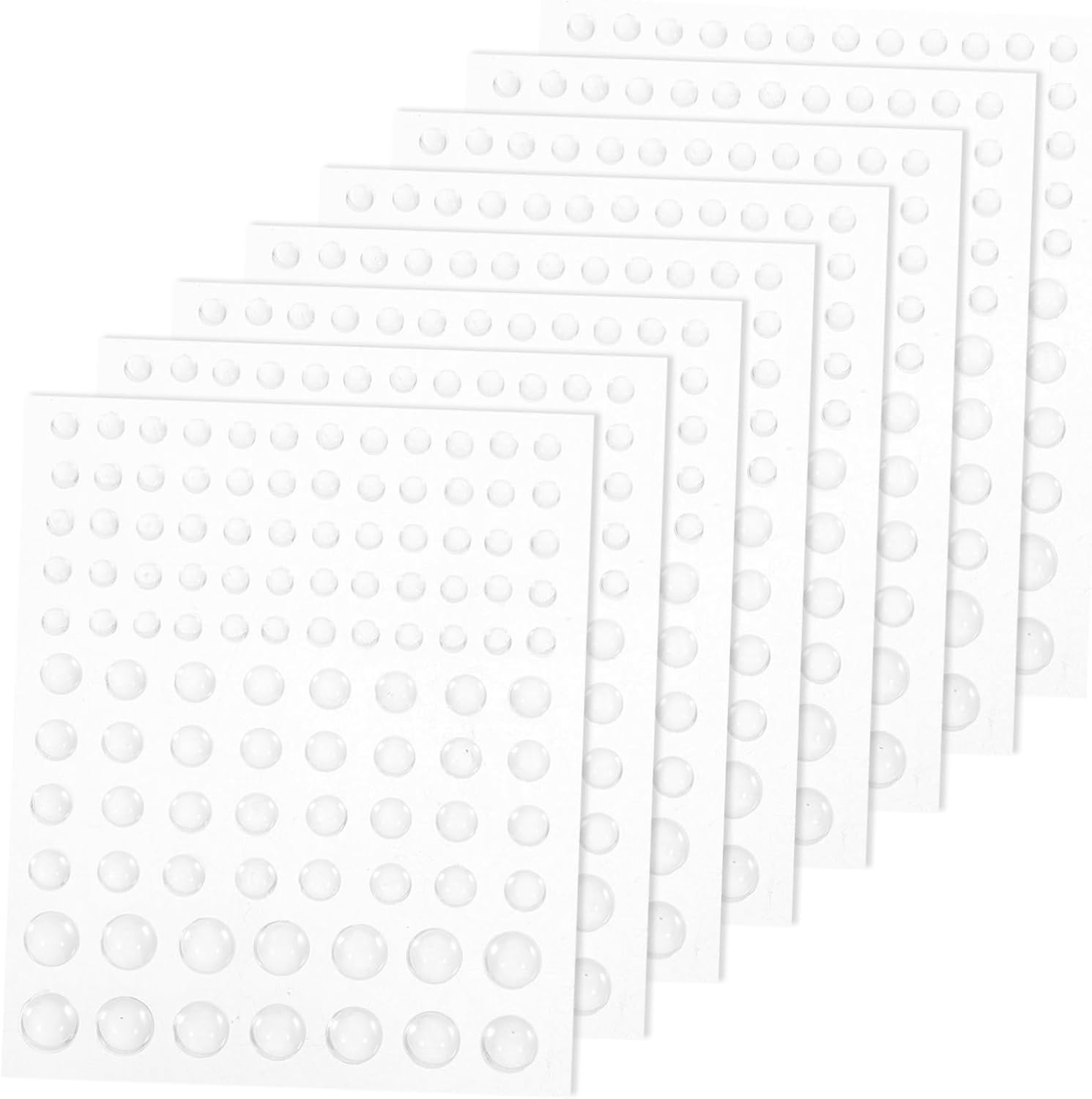 LALAFINA 32Sheets Dewdrop Dew Design Patches DIY Phone Case Patches Water Droplet Bead for Manicure Supplies Water Vase Filler Beads for Cards Dewdrops