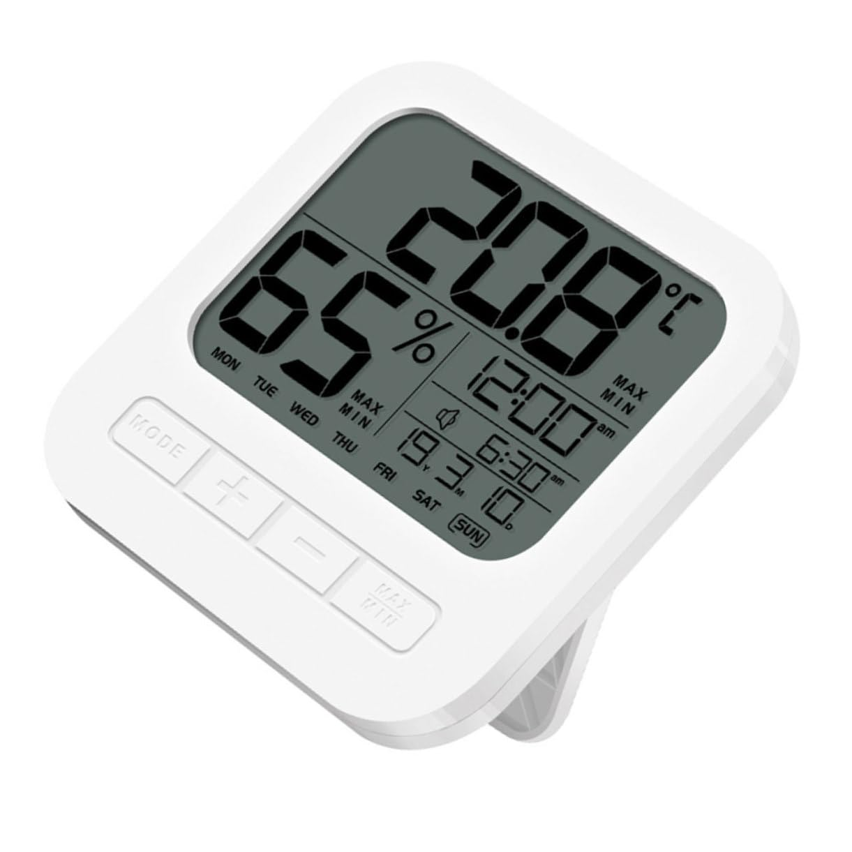 DECHOUS Digital Indoor Hygrometer High Accuracy Humidity Meter, Wall-Mountable Electronic Temperature and Humidity Monitor for Home and Baby Room