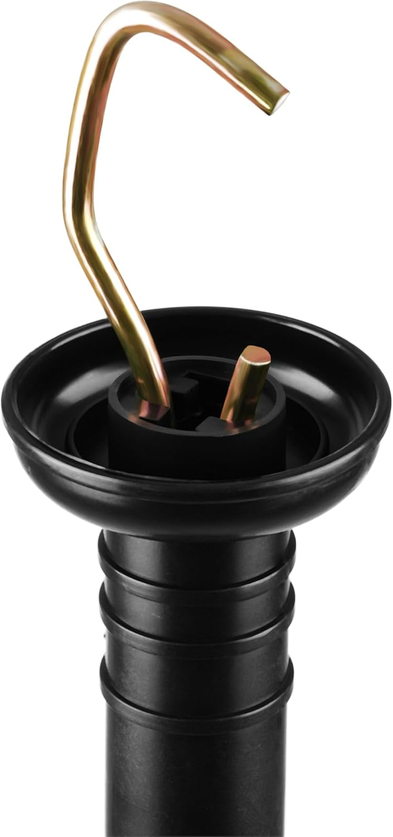 5PCS Plastic Electric Fence Gate Handle with Insulators and Spring, Black image number 4