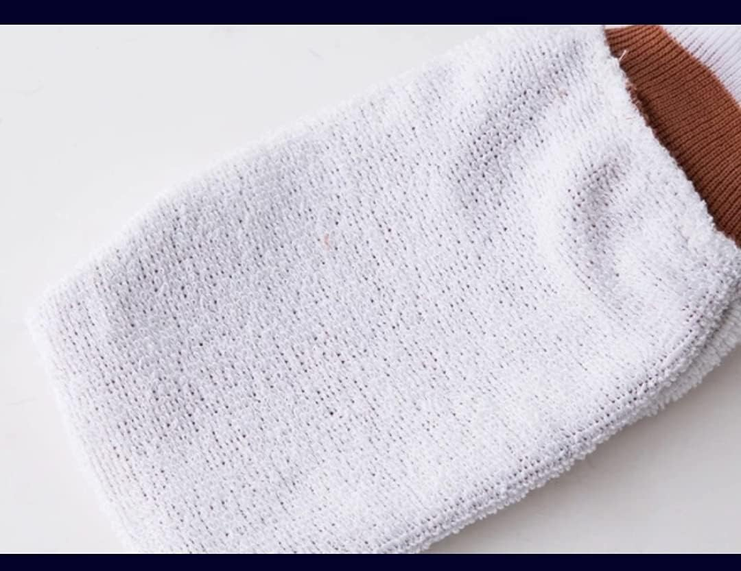 WBC WORLDBEAUTYCARE Moroccan Hammam Exfoliating Kessa Bath Body Scrub anti Tan Dead Skin Remover Magic Peeling Glove Mitt (Double Layered) Grey Color