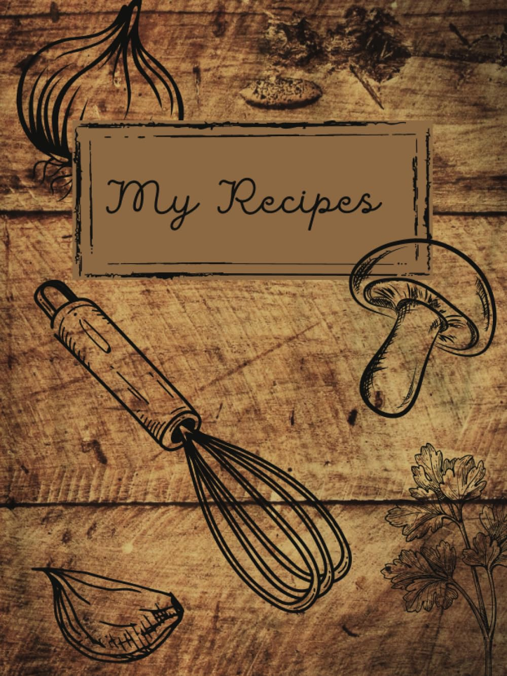 Recipes: Blank Recipe Book to Create Your Own Delicious Recipes | Do-It-Yourself Cookbook | Empty Cookbook to Write in Your 120 Favorite Recipes image number 2