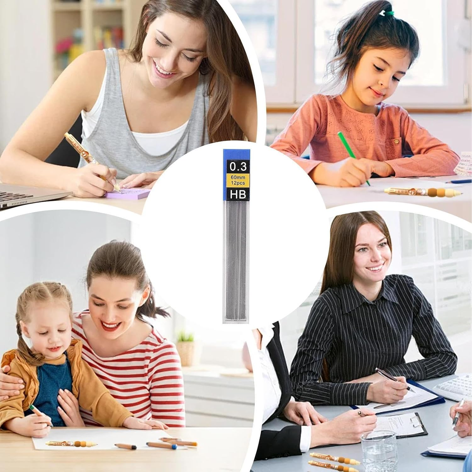 Mechanical Pencil Refills - Pencil Lead Refill - Writing Tools for Examination Home Use Students Teens Girls Boys Friends Family image number 6