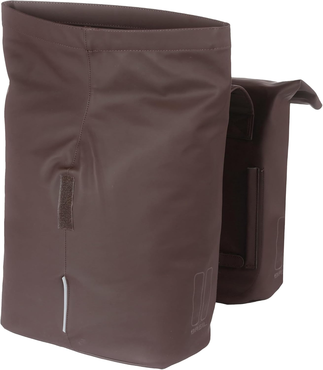 Basil City Bicycle Double Bag, 28-32L, Brown, 12 X 29 X 30 Cm image number 2