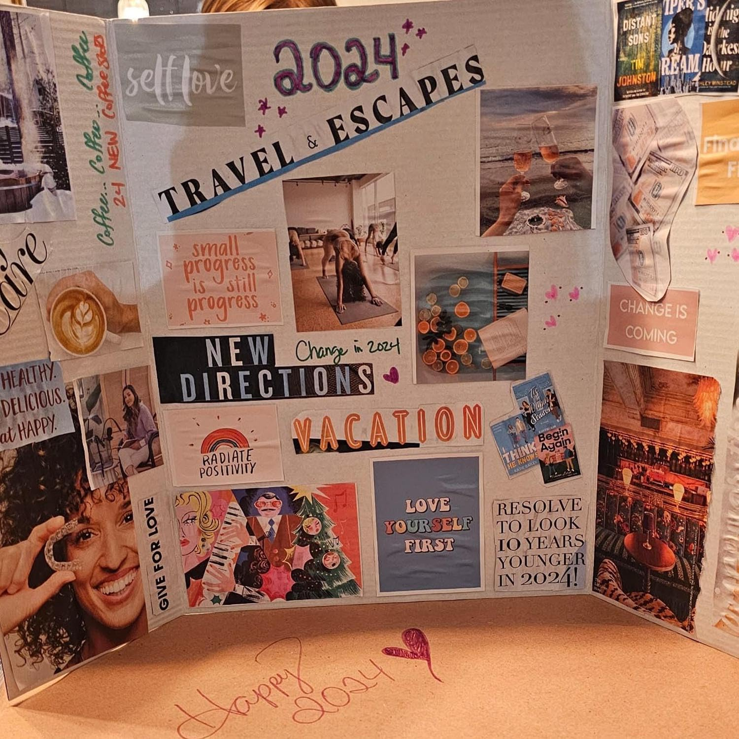 Trifold Poster Board, 24" X 16", 3-Pack, White Corrugated Display Boards for Science Fairs, School Projects, Event Displays, and Business Presentations image number 1