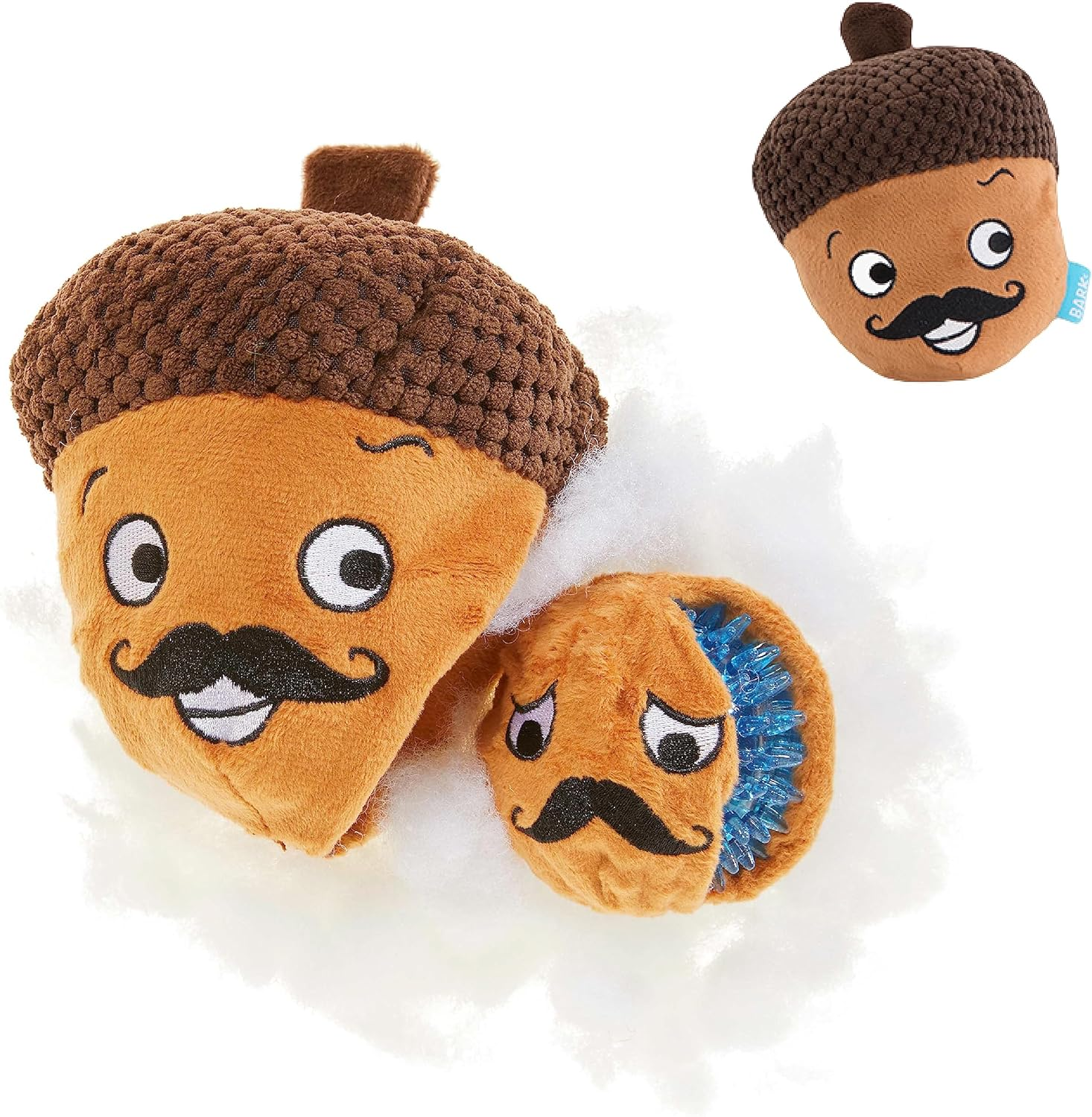 Barkbox Monsieur Acorn for Medium to Large Dogs, Plush, Bonus Free Toy within a Toy image number 5