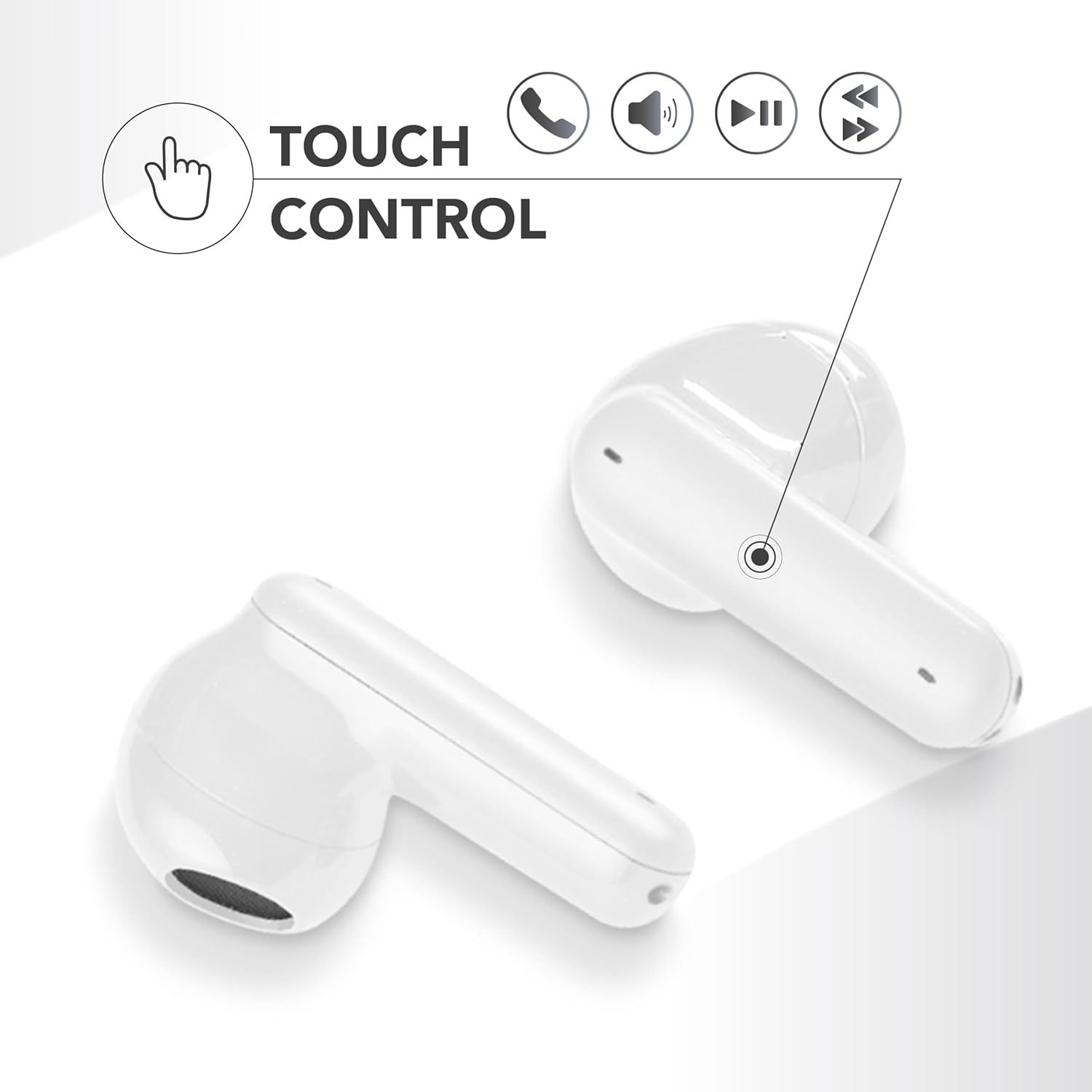 Music Sound - Bluetooth TWS Headphones Showy - Capsule Design - Wireless - Charging Case - Microphone - Playtime up to 25 Hours of Listening - Many Colours and Designs Available image number 1