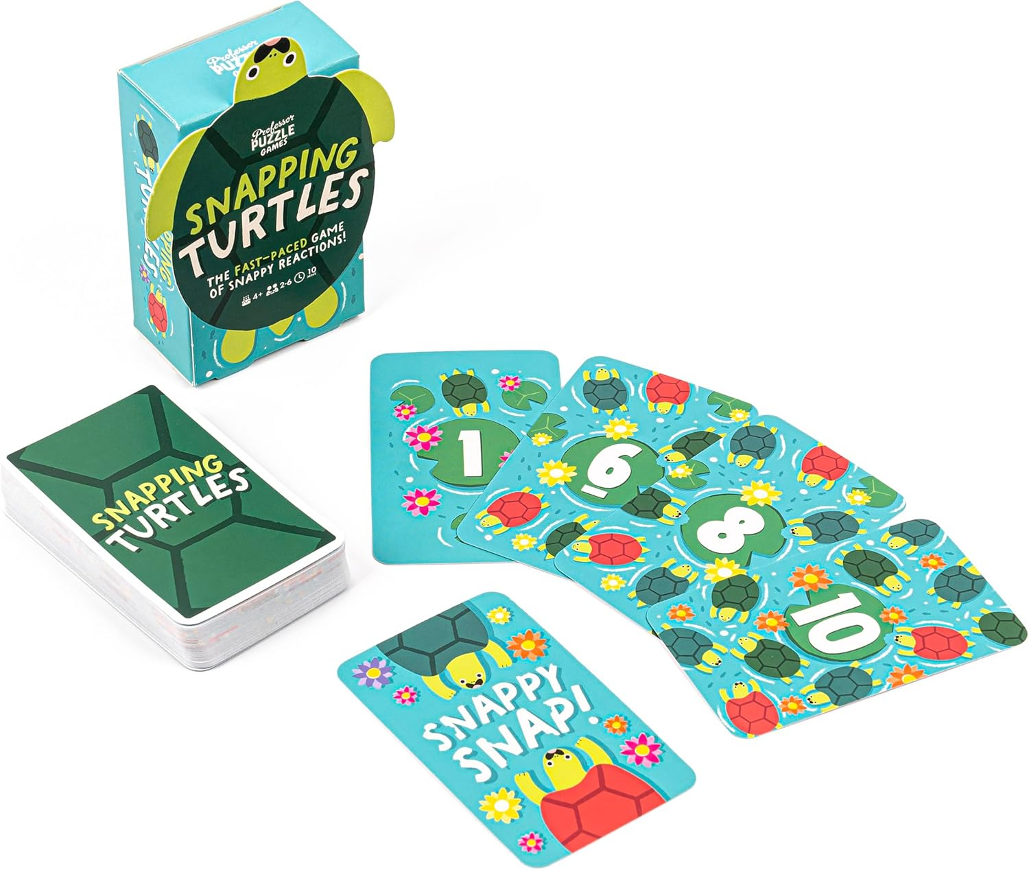 Professor Puzzle Snapping Turtles Card Game image number 6