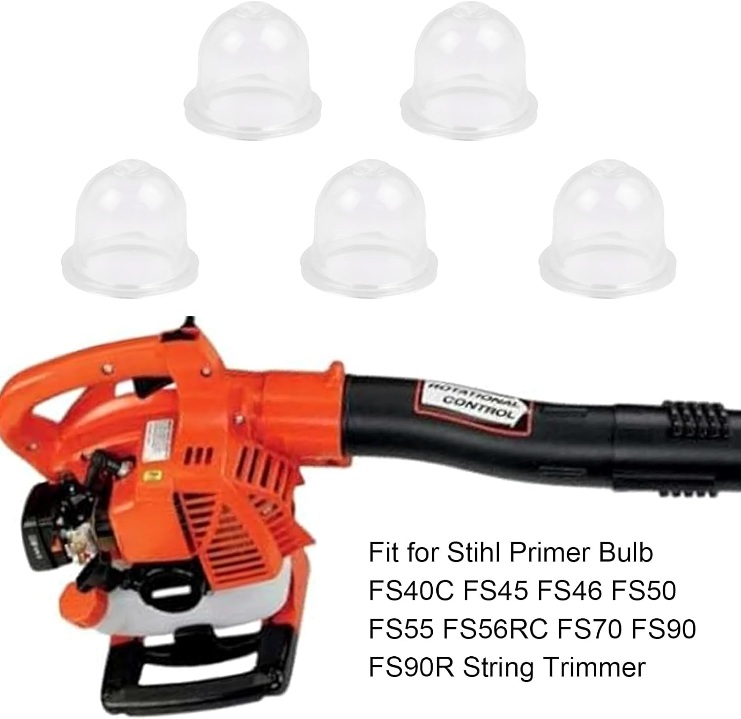 FLYPIG Pack of 5 Primer Bulb for Stihl FS46 FS45 FS55 FS40 FS40C FS50 FS90 String Trimmer image number 4