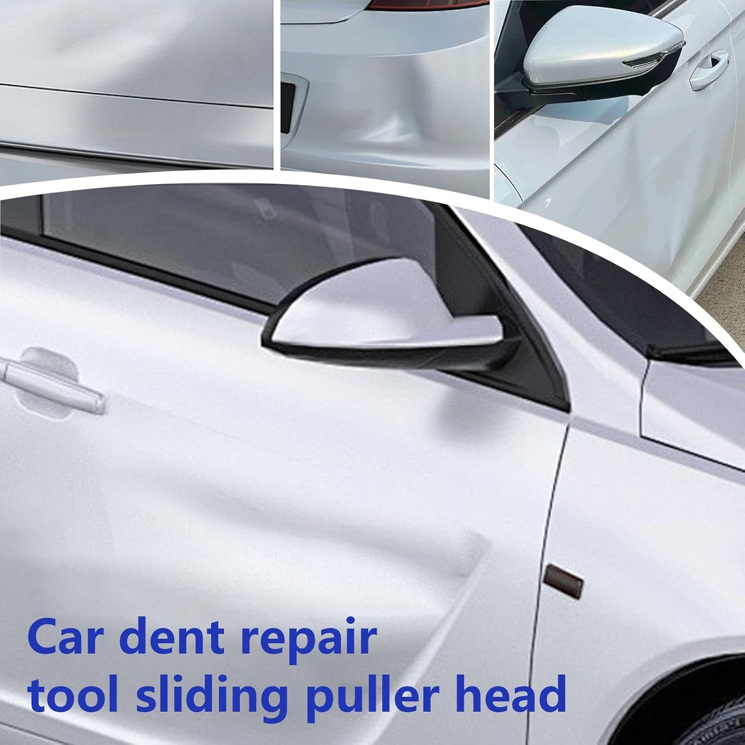 Dent Repair Puller Head, Automotive Dent Removal Hook, Aluminum Alloy Construction, 1.54X0.63X0.31Inches Sliding Hammer Compatible, Auto Repairing Tool, Repair Accessory for Cars image number 5