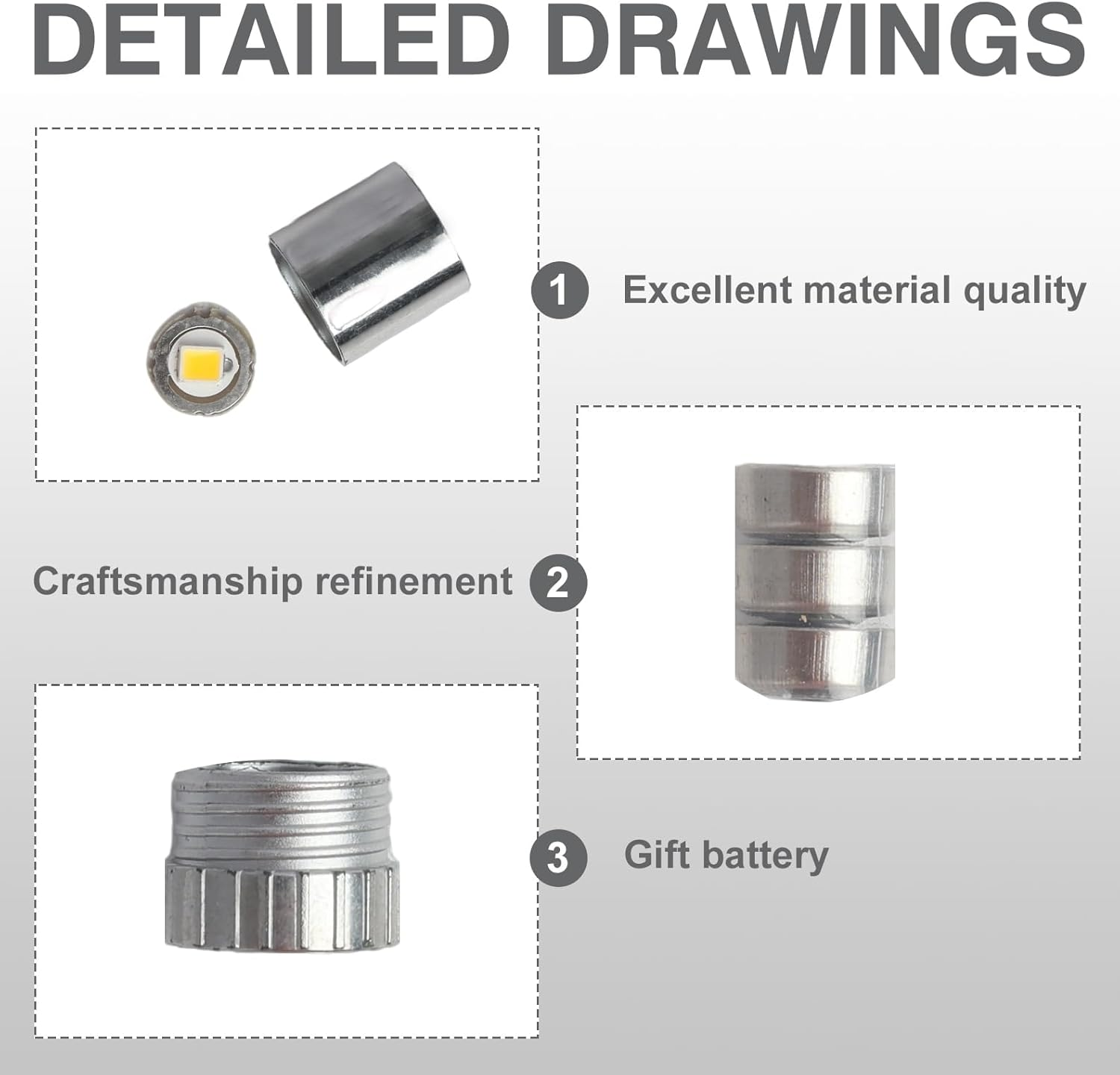 10-Pack LED Mini Lights for Dollhouses and Crafts, Warm White, Battery-Operated Small LED Lights with Silver Plastic Casing,For Paper Lanterns, Party Decorations, and Dollhouse Accessories