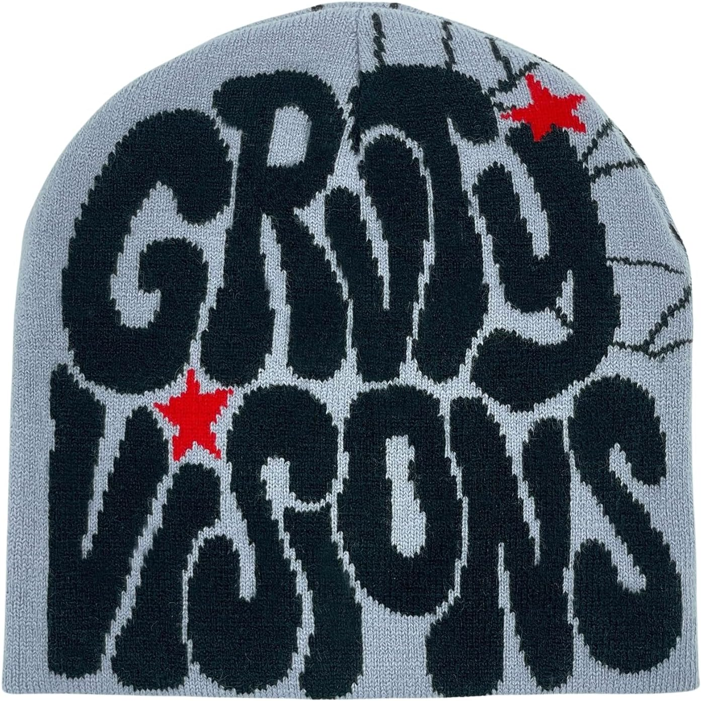 2THESTARS Trendy Y2K Graphic Beanie, Soft and Stylish Headwear for Fashion-Forward Individuals