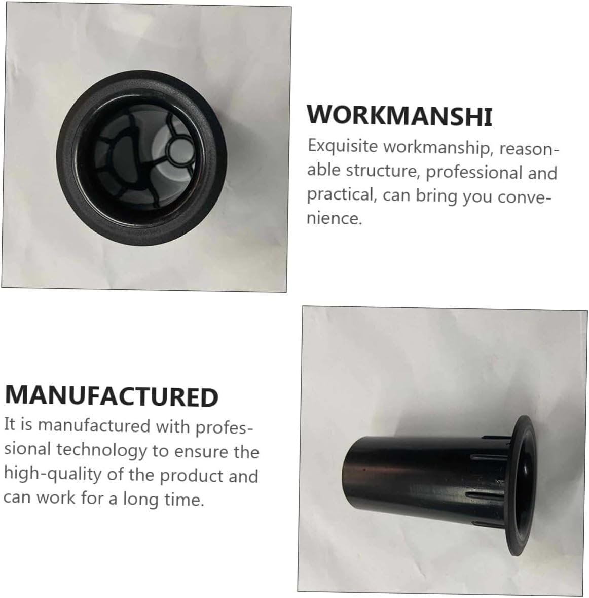 HIAKDOFT 20PCS Speaker Port Tubes Plastic Reflex Replacement Bass Subwoofer Air Outlet Tubes for Speaker System Low Frequency Enhancement and Noise Reduction