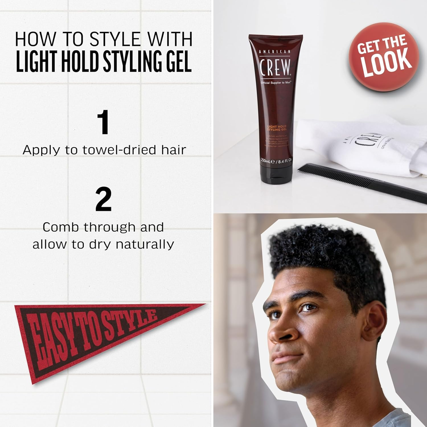American Crew Light Hold Styling Gel image number 5