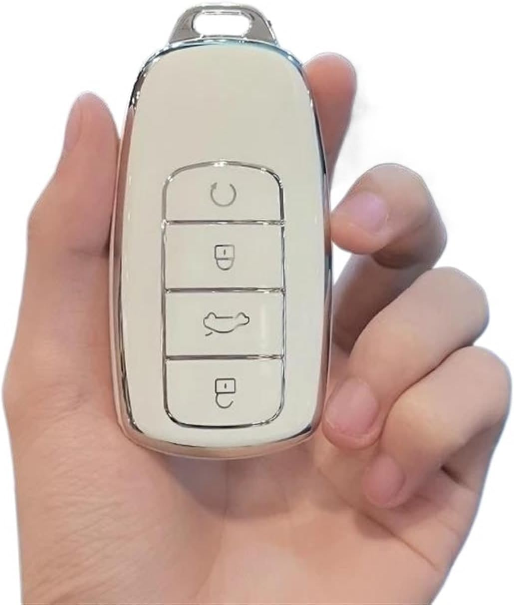 Car Smart Key Fob Case TPU Car Key Protection Cover Compatible with Chery Omoda 5 Compatible with Tiggo 8 Pro 2 Pack image number 5