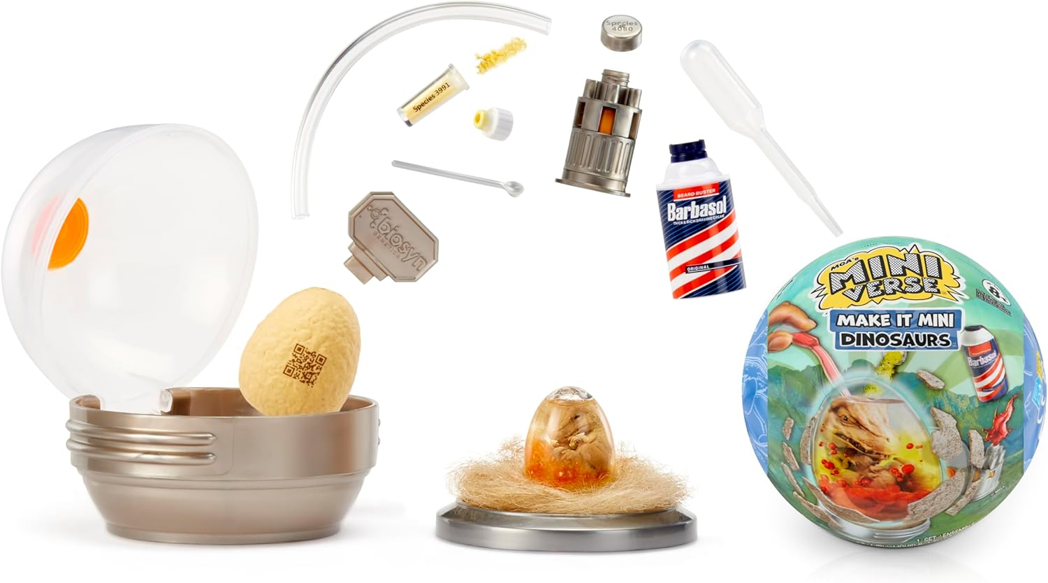 Mga&rsquo;S Miniverse Make It Mini Dinosaurs Jurassic World - Includes 1 Baby Dinosaur Replica, DIY, for Collectors & Children Ages 8+, NOT Edible image number 1