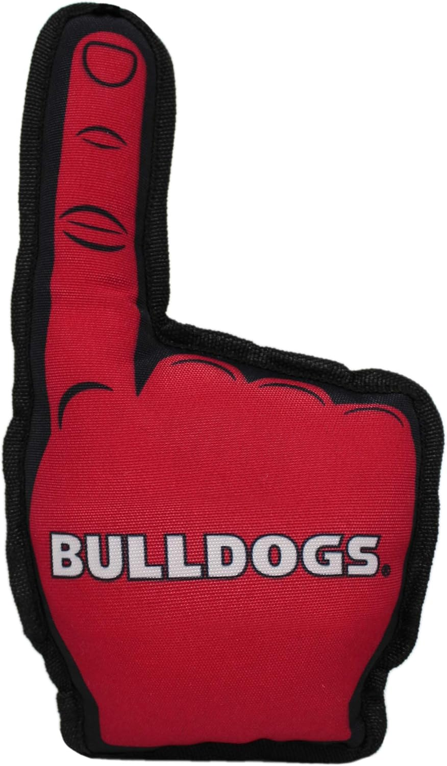 NCAA Georgia Bulldogs #1 Fan Toy for Dogs & Cats. Best Tough PET Toy with Inner Squeaker. image number 2