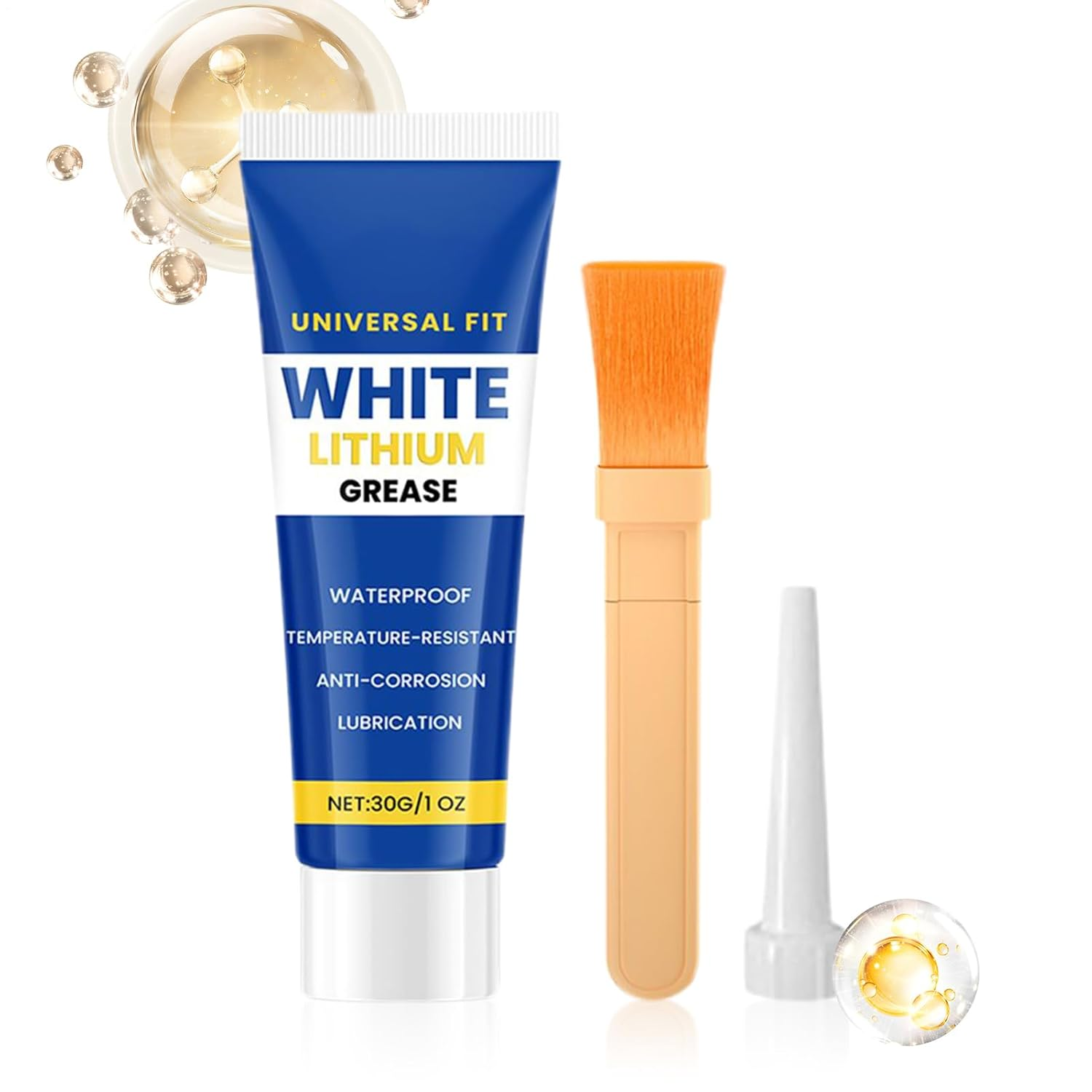 White Lithium Grease | High-Temperature Resistance Vehicle Lube - Wheel Bearing Grease | for Car Owners Home Mechanics Garage Technicians Chassis Parts Metal Fleet Maintenance image number 3