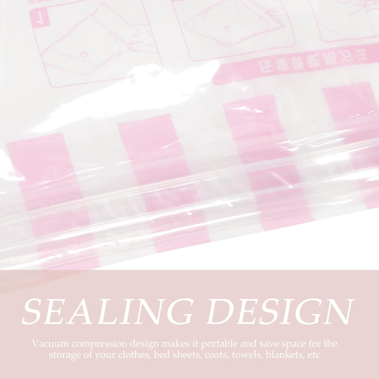 HOOTNEE 10Pcs Organize Your Bedroom Hand Vacuum Sealer Bags Travel Accessories Luggage Gear image number 1