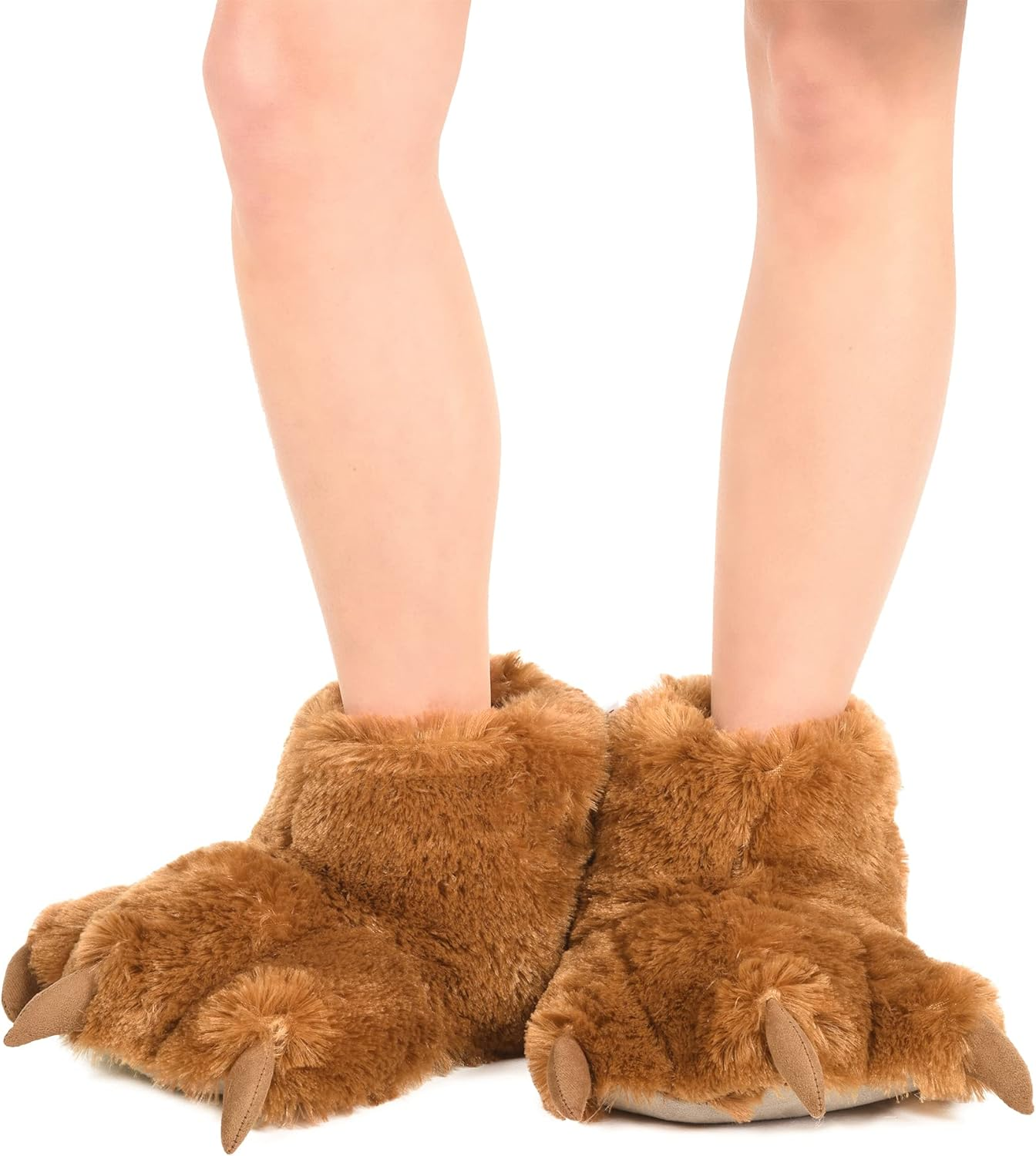Animal Paw Slippers for Kids and Adults by Lazyone image number 4
