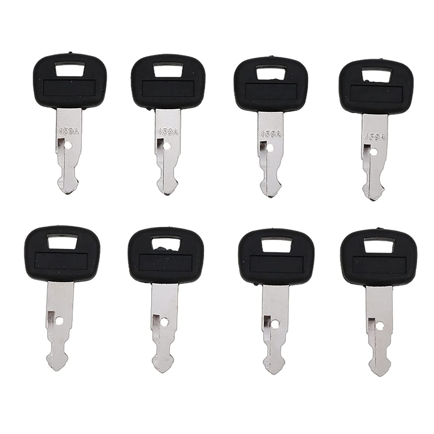 Fridayparts 8Pcs Ignition Key for Kubota Track Loaders SVL75 SVL90 SVL95-2S Parts # 459A