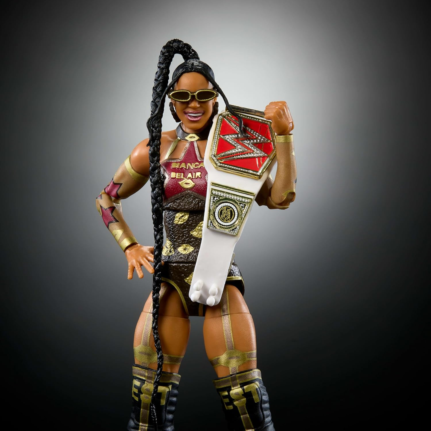 WWE Mattel Wrestlemania Elite Collection Bianca Belair Action Figure image number 1