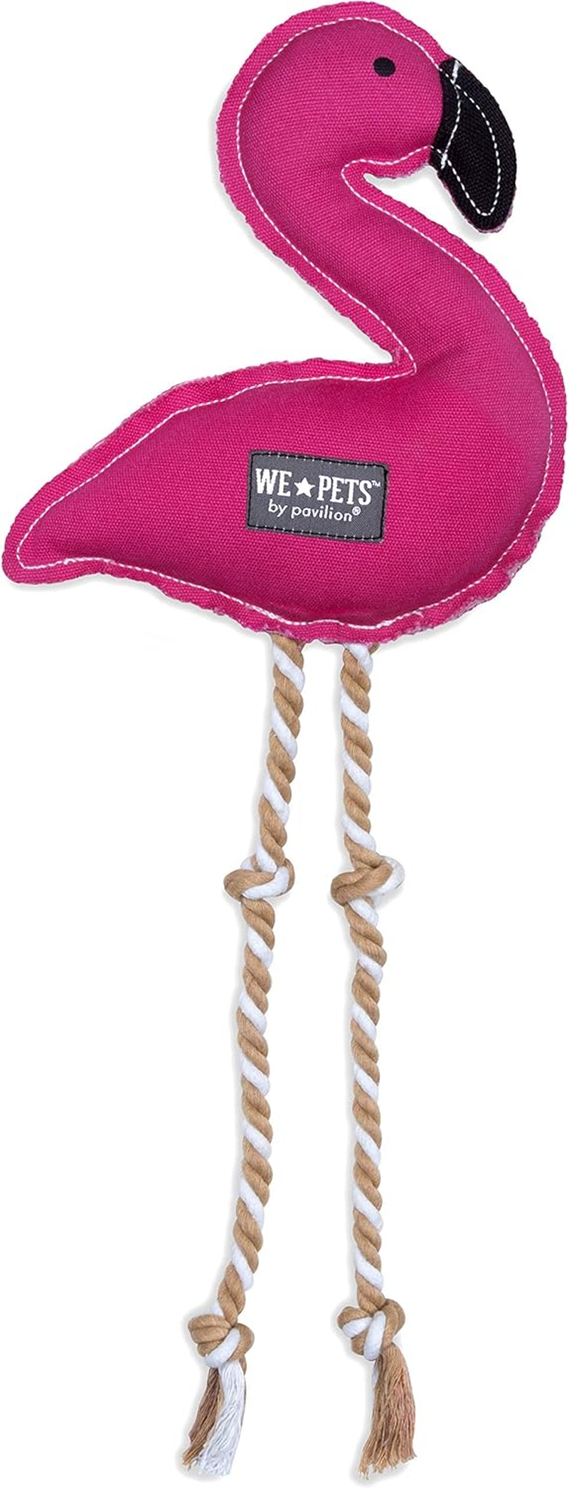 Pavilion Gift Company Dog-Gone Happy Dog Toy, 67644, Polyester, Pink, 15.5 Inch image number 4