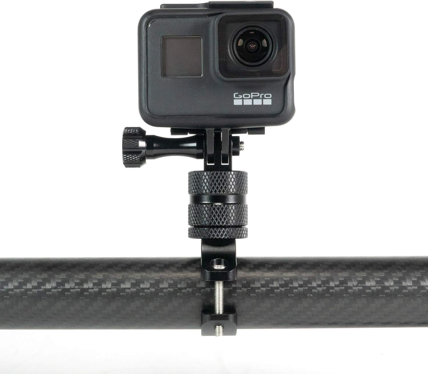 Handlebar Bike Mount with 360 Swivel for Gopro11/10/9/Max, Insta360 GO2/GO 3, X3/X2/RS/R &ndash; 100% CNC Aluminum, 22-34Mm Adjustable Clamp Works with Most Mountain Bikes image number 3