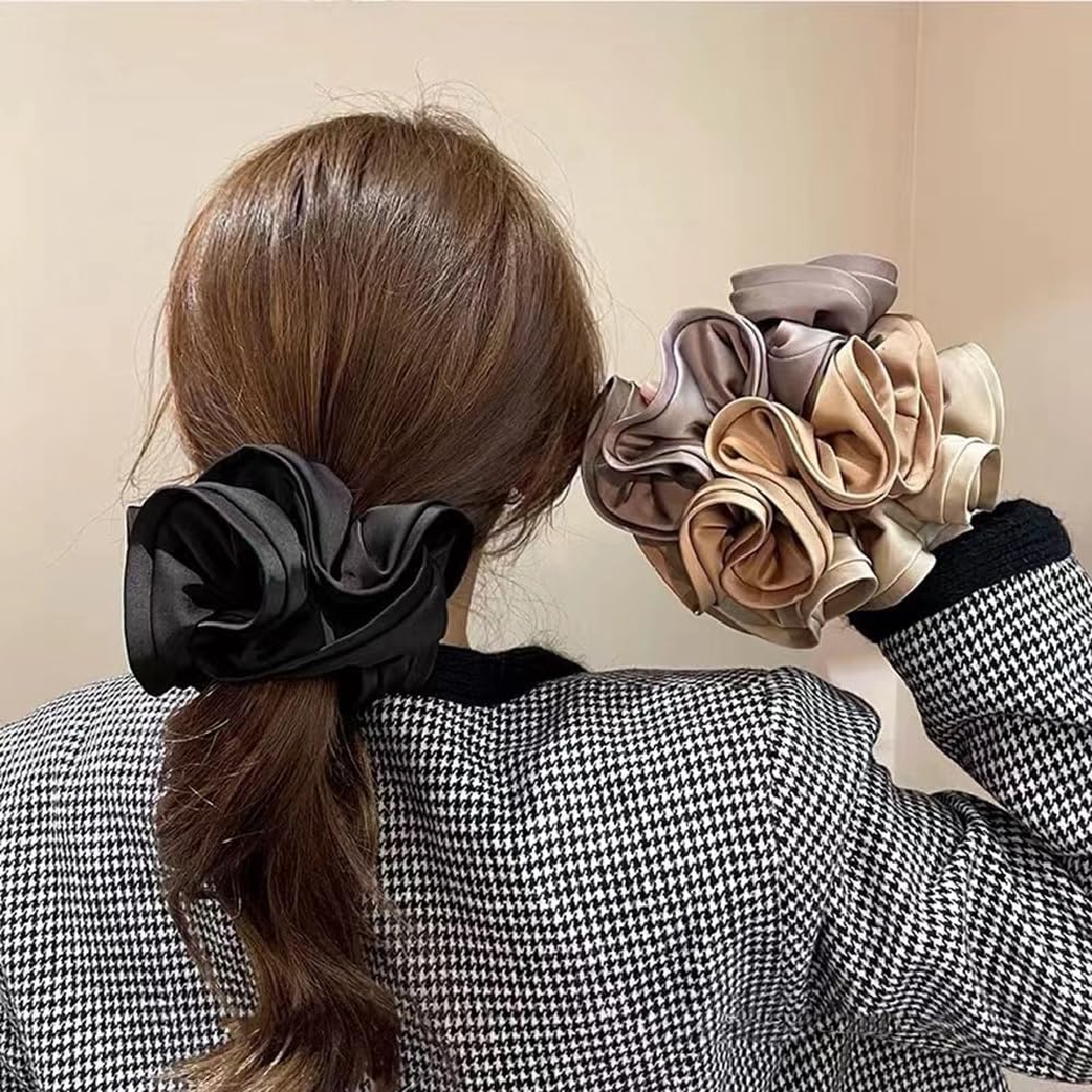 3 Pcs Large Scrunchie, Oversized Scrunchie, Scrunchies for Women,Oversized Scrunchy Extra Big Scrunchie Ponytail Holders Hair Accessories