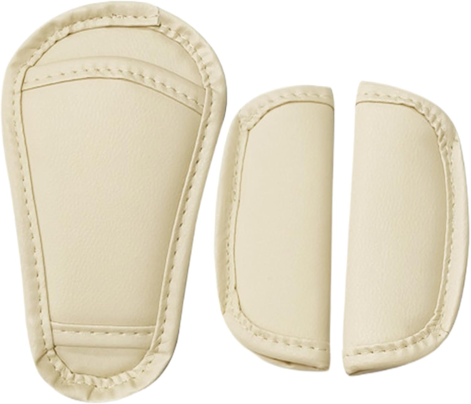 Kids Seat Belt Pad - Three-Piece Baby Stroller Car Seat Sttrap | Convenient Promotes Comfort Dining Chair Shoulder Cover | Harness Pads for Camera Computer - Pink image number 6