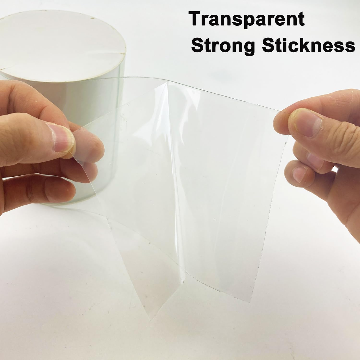 KAIHENG Strong Waterproof Patch Seal Tape, 4IN*5 FT Clear Leak Repair Tape, Heavy Duty Sealant Duct Tape for Home RV Roof Plumbing and Boats Pool Repairs, Underwater, Indoor Outdoor image number 4