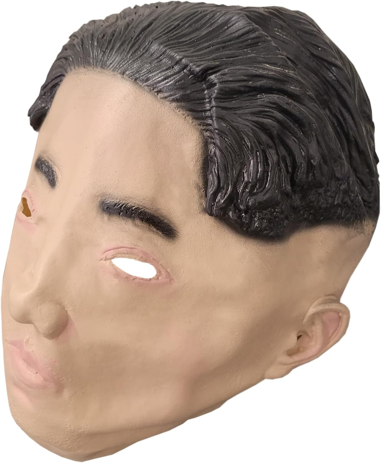 Halloween Skin Latex Asian Yellow Fancy Party Dress Costume Mask Hat Cap