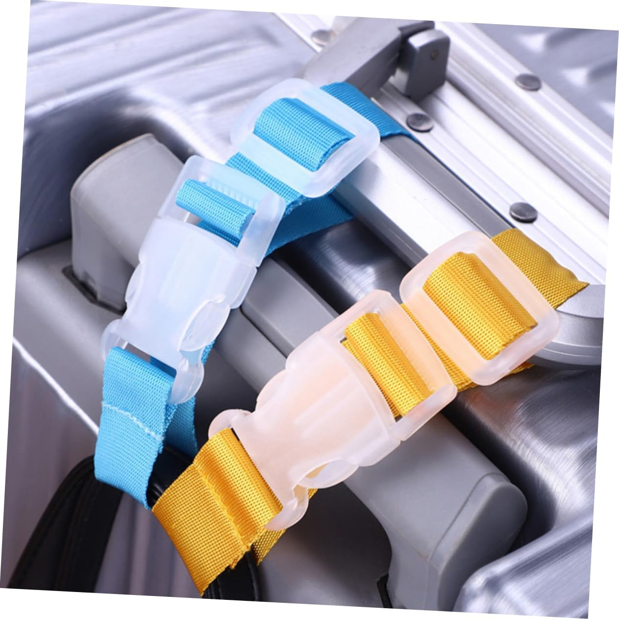 HORIALENCE 5Pcs Luggage Buckle Straps Luggage Hanging Buckles for Suitcase Travel Belts Suitcase Straps for Secure Baggage image number 6