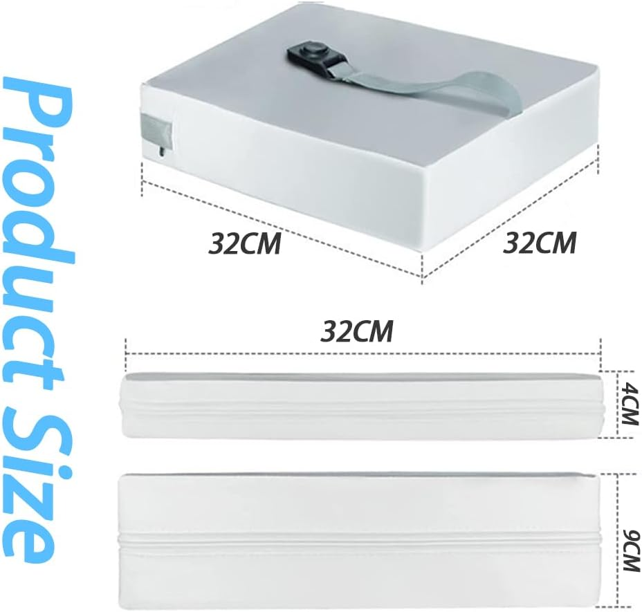 Portable Toddler Booster Seat,Increasing Booster Cushion,Adjustable Seat Belt,Removable Chair Booster,Seat Pad,Soft Seat Mat,For Dining,Learn,Camping,Play image number 6