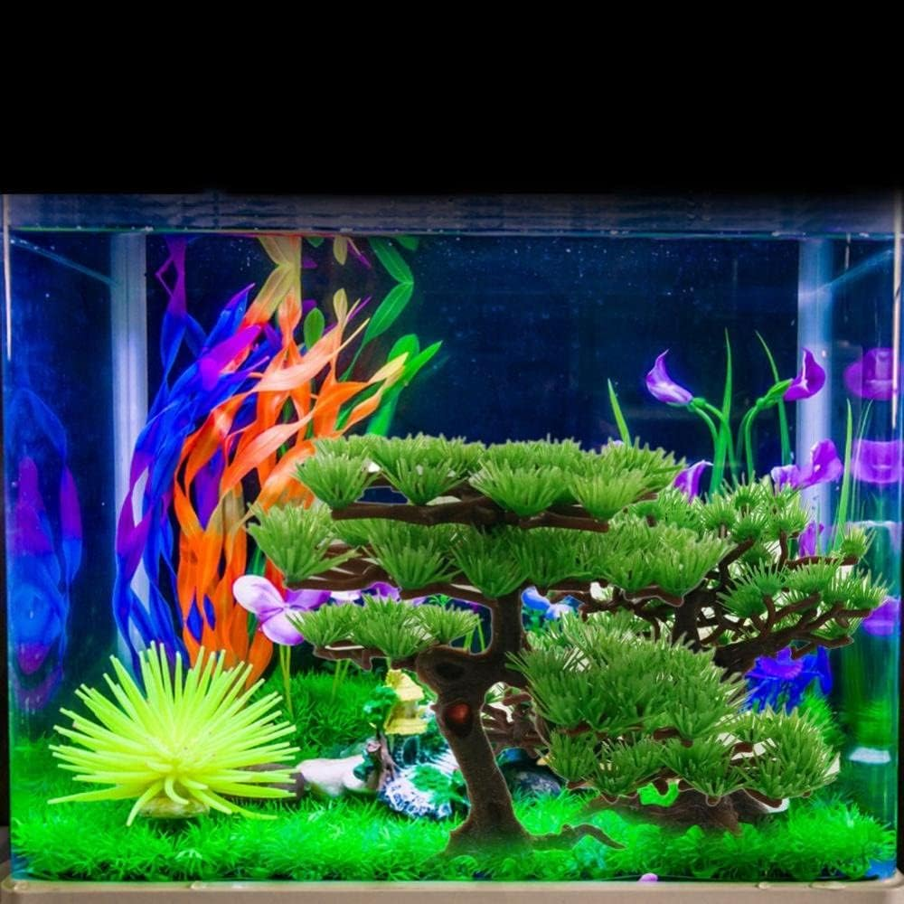 Fish Tank Decoration Accessories,Aquarium Ornament,Habitat Statue, Aquatic Pet Supplies Artificial Aquarium Fish Tank Rockery Accessories Bonsai Ornament (Color : #1) image number 3