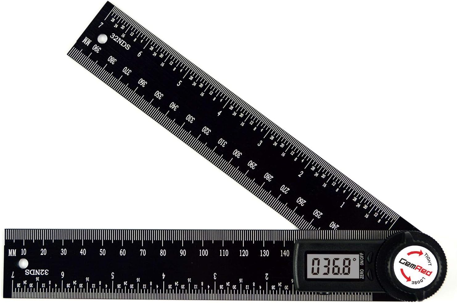 Gemred 82305 Digital Protractor (Aluminum) image number 3