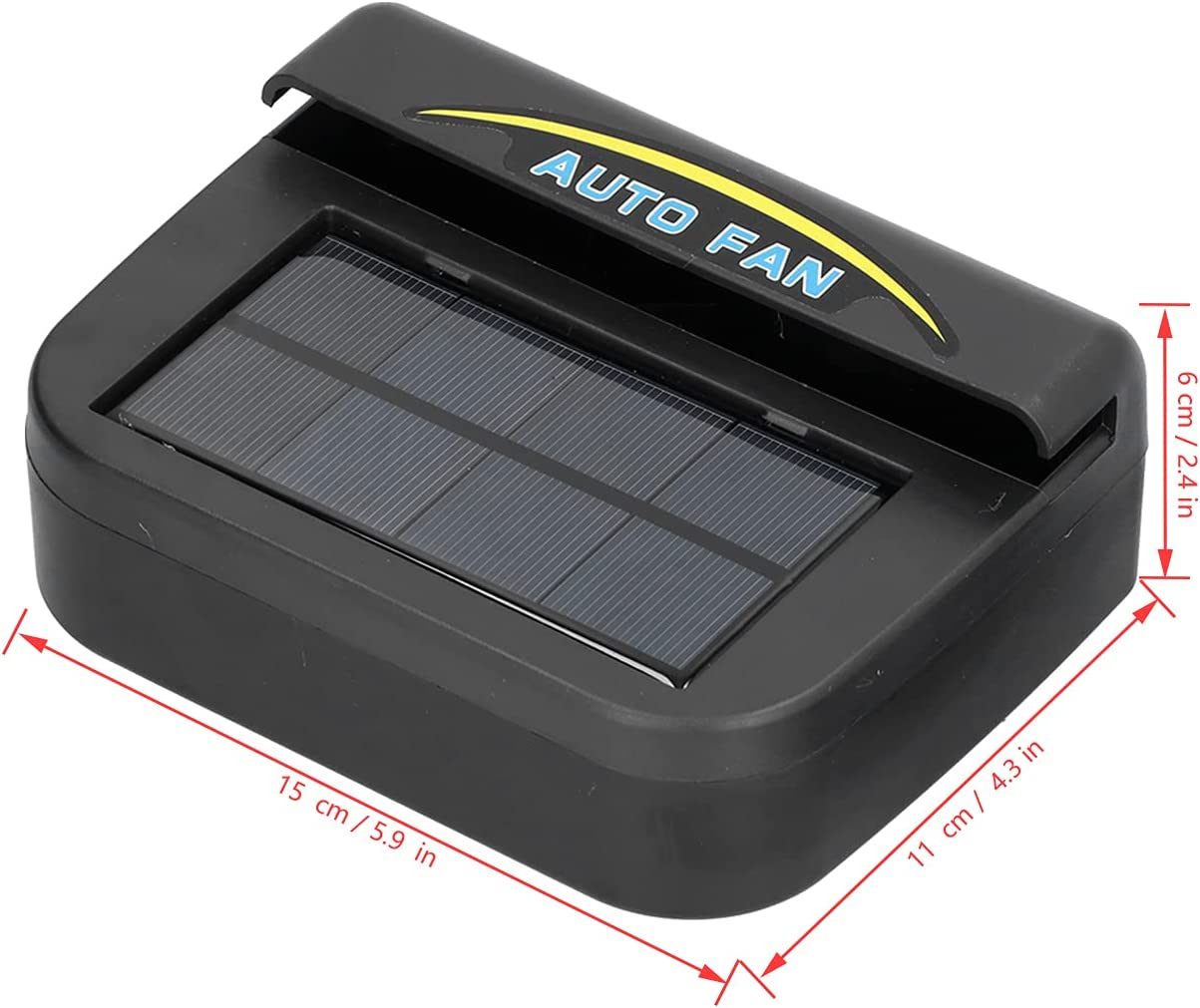 Car Exhaust Fan, Lightweight Car Ventilation Fan, Vehicle Ventilation Cooler, Solar Energy Ventilation Device, Demist Energy Conservation, for Vehicle image number 1