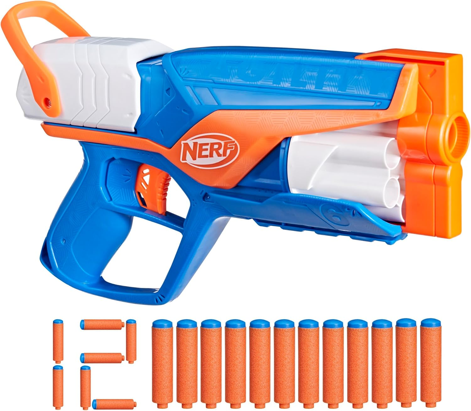 NERF N Series Agility Blaster, 12 N1 Darts Compatible Only N Series Blasters, 6 Dart Drum, Kids Outdoor Games image number 6