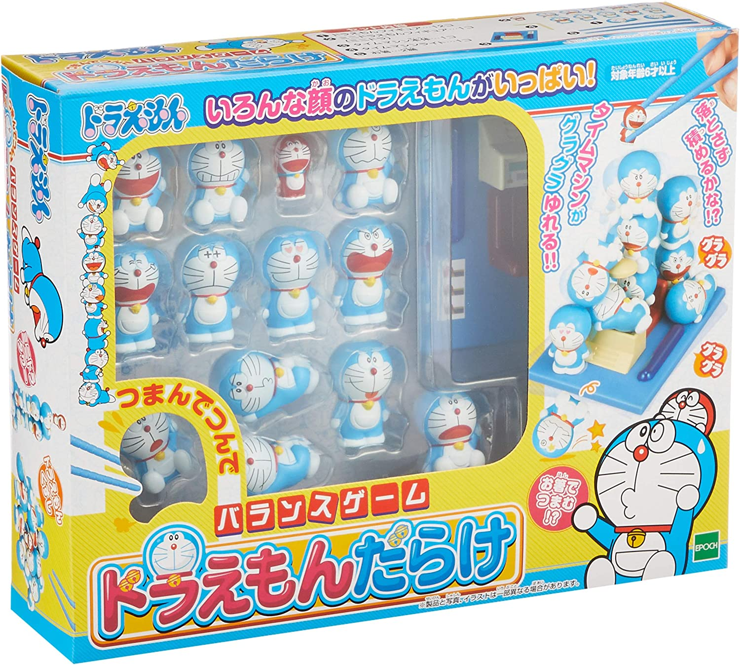 Epoch Pinch and Pinch Balance Game Doraemon Darake Blue, 6+ image number 1