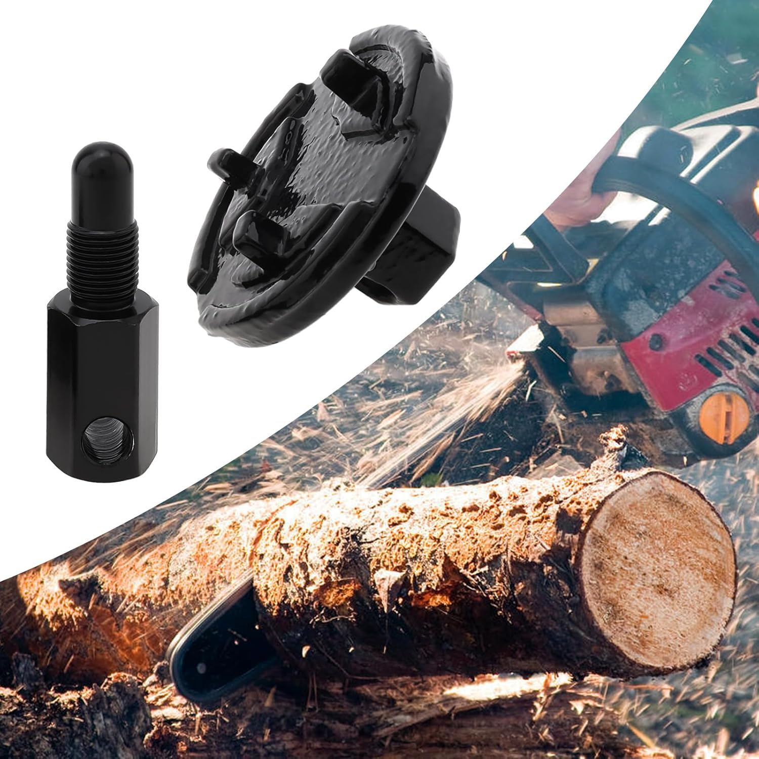 Windance 14Mm Piston Stop Chainsaw Clutch Flywheel Removal Tools Fit for Husqvarna Stihl Echo 2 Cycle, Black Clutch Expander Dismount Tools image number 4