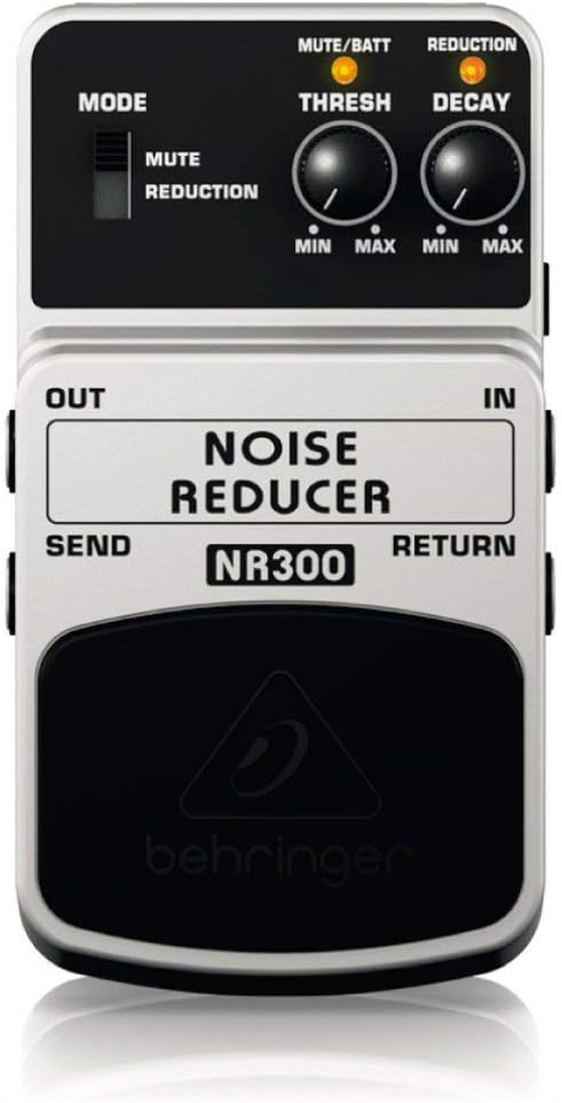 Behringer NOISE REDUCER NR300 Ultimate Noise Reduction Effects Pedal,Black and Silver image number 1